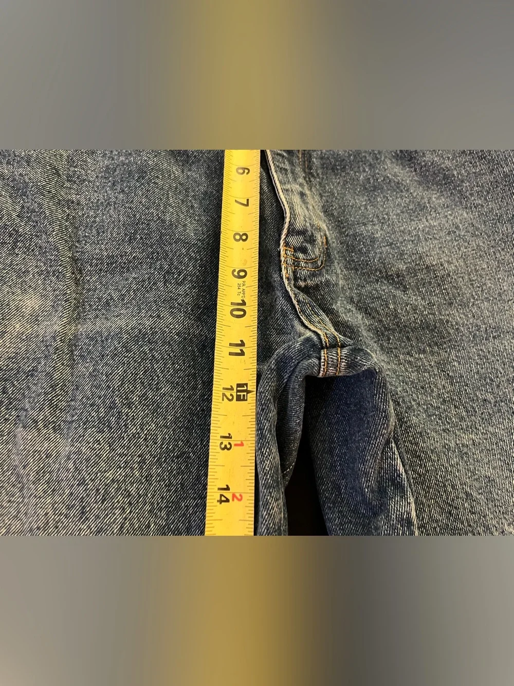 Basic Editions Mens Jeans 34x32 Blue Denim Regular Straight Leg 100% Cotton Vtg